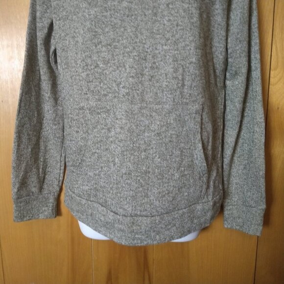 Derek Heart Women's Medium Long Sleeve Green Cowl Neck Pullover Sweater - Picture 3 of 4